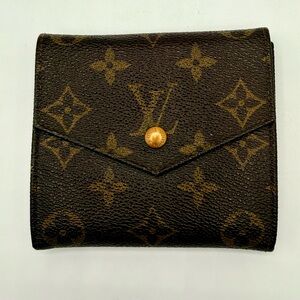 Vintage Louis Vuitton Elise Monogram Double-Sided Wallet